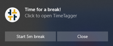 pomodoro notification
